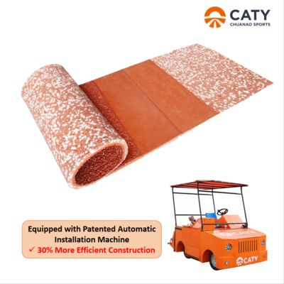 Semi-PreFabricated Running Track with Quick Installation and IAAF Certified Performance for Professional Venues