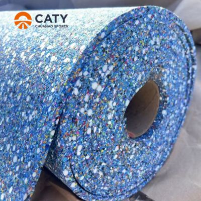 আইএএএফ সার্টিফাইড সিউমলেস সেমি-প্রিফ্যাব্রিকেটেড রানিং ট্র্যাক, পেশাদার ইনস্টলেশন সব আবহাওয়ার স্থায়িত্ব সহ