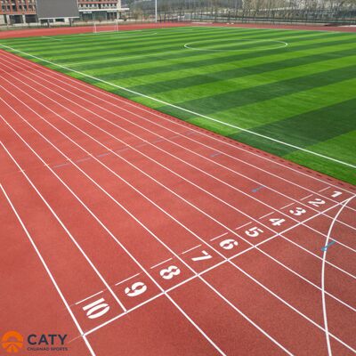 টেকসই এবং ব্যয়বহুল হাইব্রিড স্পোর্টস সারফেস, স্কুল এবং স্পোর্টস সেন্টারের জন্য পিইউ বেইন্ডারের সাথে ইপিডিএম গ্রানুলস মিলিত