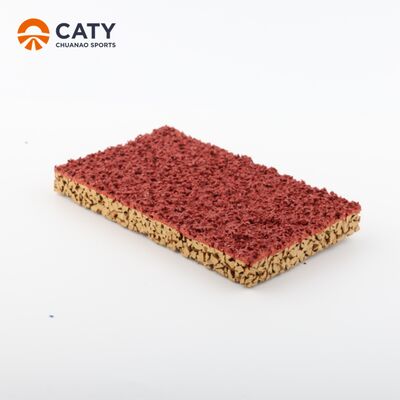 স্কুল এবং ক্রীড়া সুবিধাগুলির জন্য চমৎকার নিষ্কাশন কর্মক্ষমতা সহ প্রবেশযোগ্য দৌড় ট্র্যাক সিস্টেম