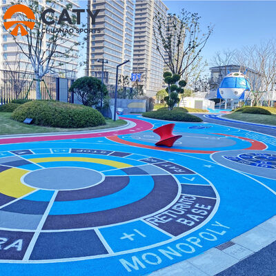 ক্রীড়া মেঝে এবং সুরক্ষা পৃষ্ঠের জন্য ইপিডিএম রাবার গ্রানুলস, ইউরোপীয় প্রকল্পের জন্য স্থিতিশীল গুণমান