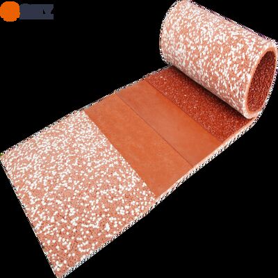 Factory-Cured Semi-Prefabricated Running Track , IAAF Certified Roll for Rapid Professional Installation