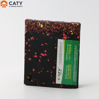 জিম এবং ফিটনেস স্টুডিওগুলির জন্য টেকসই এবং স্থিতিস্থাপক প্রিমিয়াম রাবার টাইলস, EPDM কালার-ডট সহ