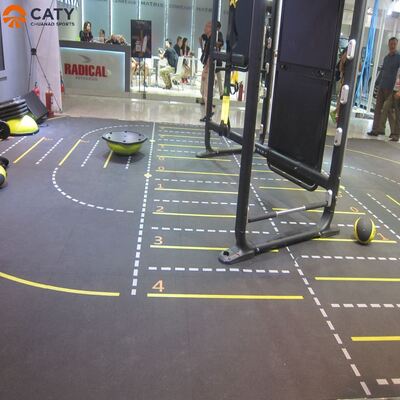 বাণিজ্যিক এবং ক্রীড়া ব্যবহারের জন্য টেকসই এবং অ্যান্টি-স্লিপ মাল্টি-ফাংশন রাবার ফ্লোর ম্যাটস