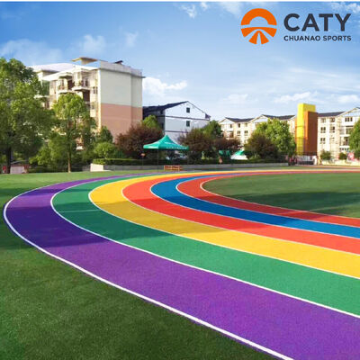 অ্যান্টি-ইউভি অ্যাথলেটিক রানিং ট্র্যাক খেলার মাঠের উপকরণ ইপিডিএম রাবার গ্রানুলস