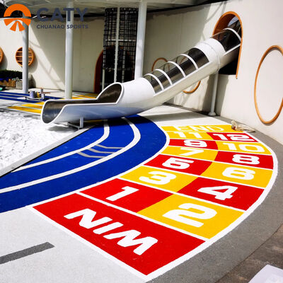 গরম বিক্রয় রঙ রানিং ট্র্যাক এবং খেলার মাঠের জন্য স্থিতিশীল এবং ইলাস্টিক ইপিডিএম রাবার গ্রানুলস