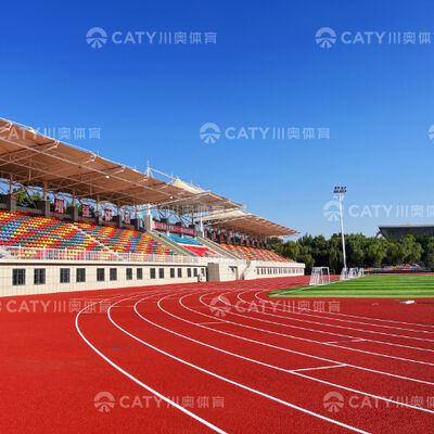 ভেজা ঢালুন রাবার ক্রাম খেলার মাঠ রাবার রানিং ট্র্যাক স্পোর্টস ট্র্যাক ইনস্টলেশন